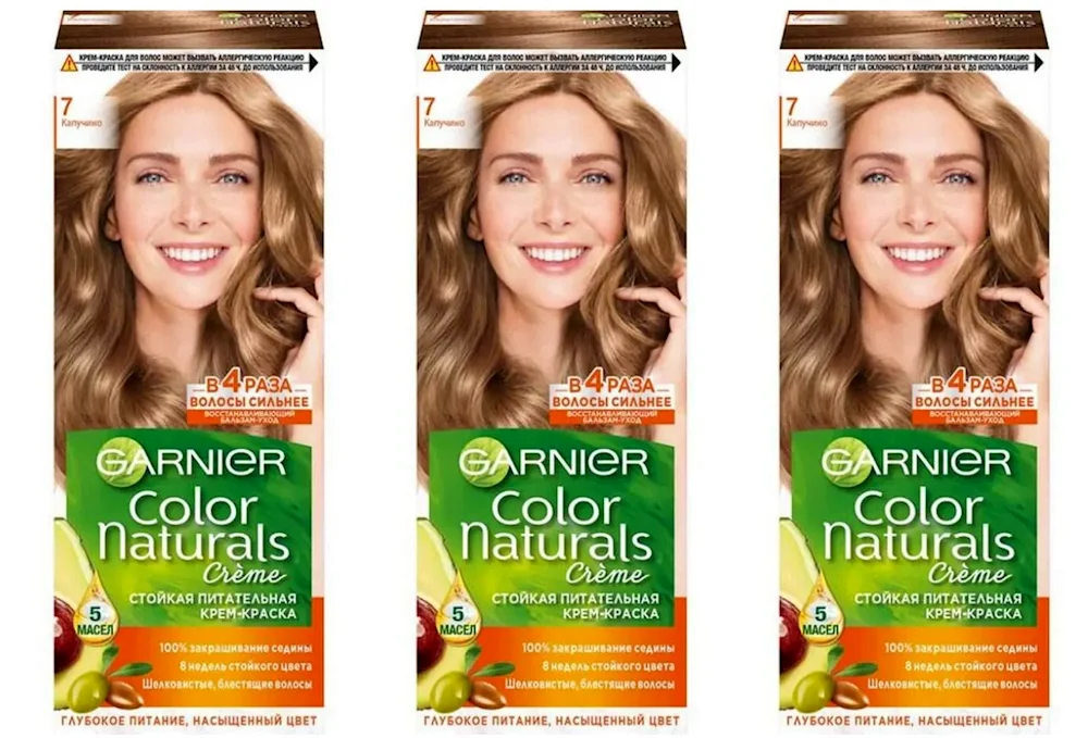Garnier cappuccino hair dye 7