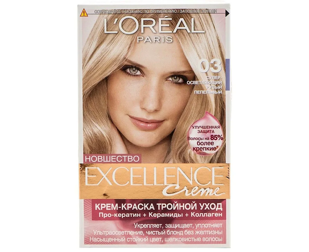 Loreal Excellence colour palette