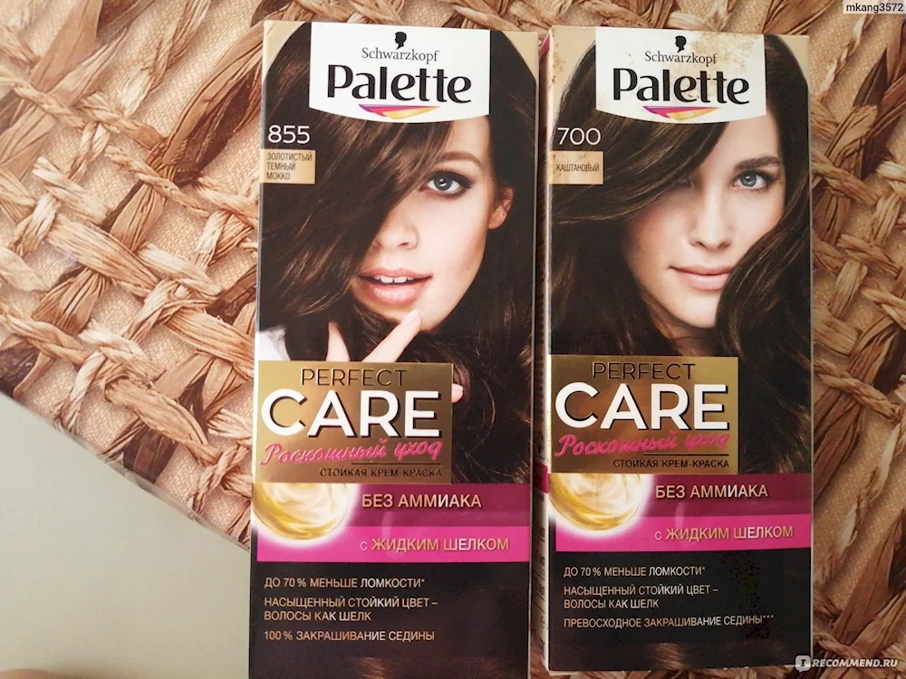 Palette hair dye palette palette mocha Brown