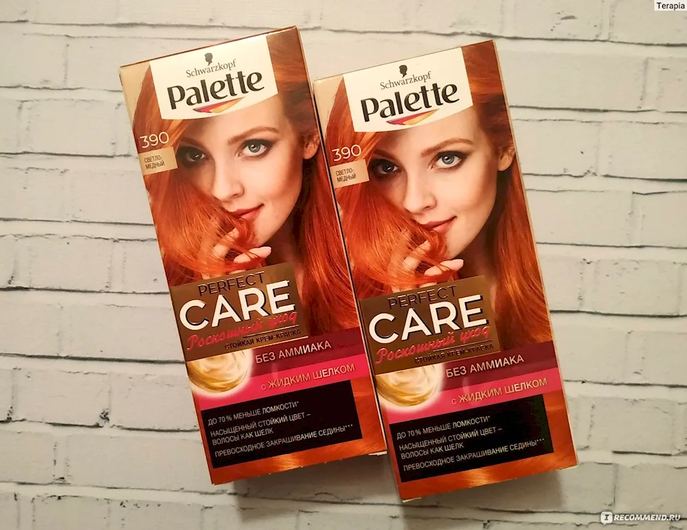 Point hair dye palette