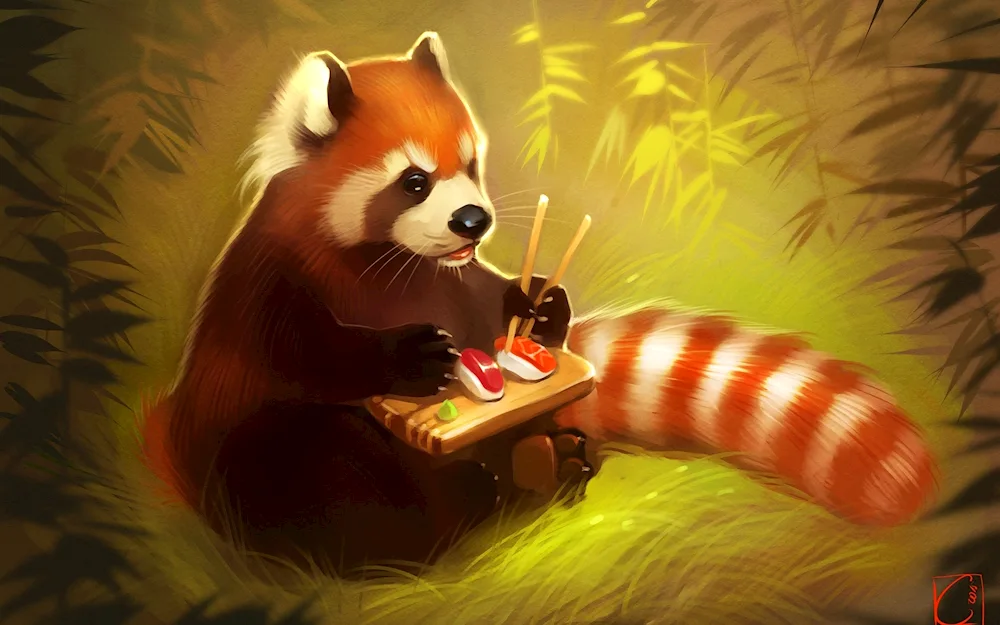 Red Raccoon Panda