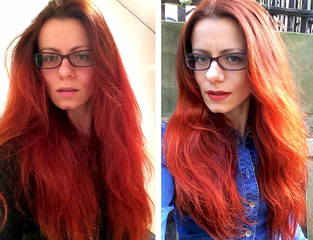 Red curls
