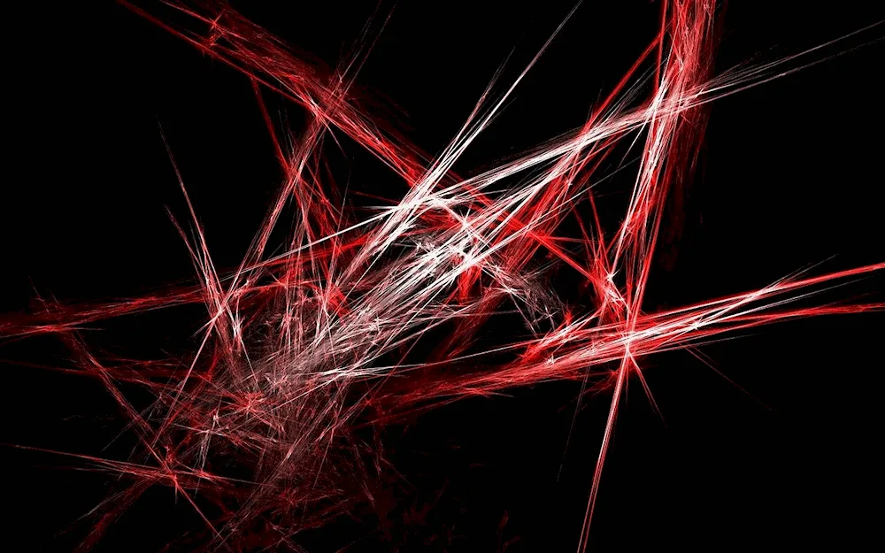 Red black abstract