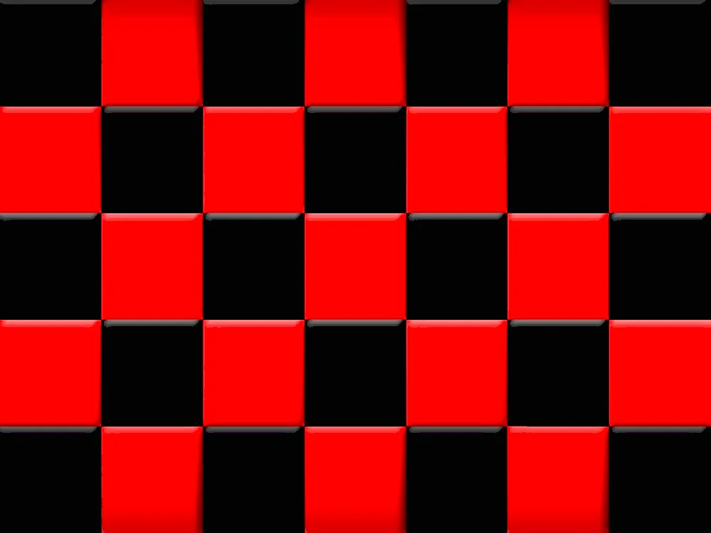 Red and black