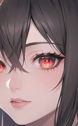 Anime red eyes