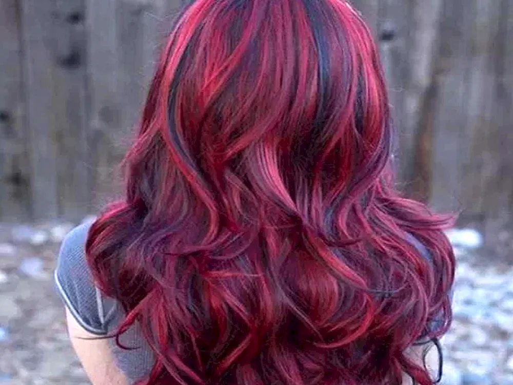 Carlet Taylor with red hair