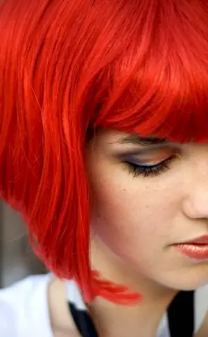 Red hair short