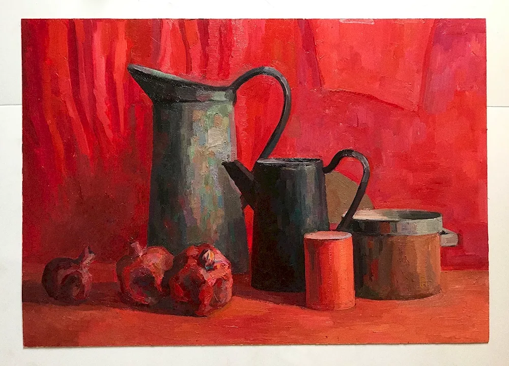 Red. still life