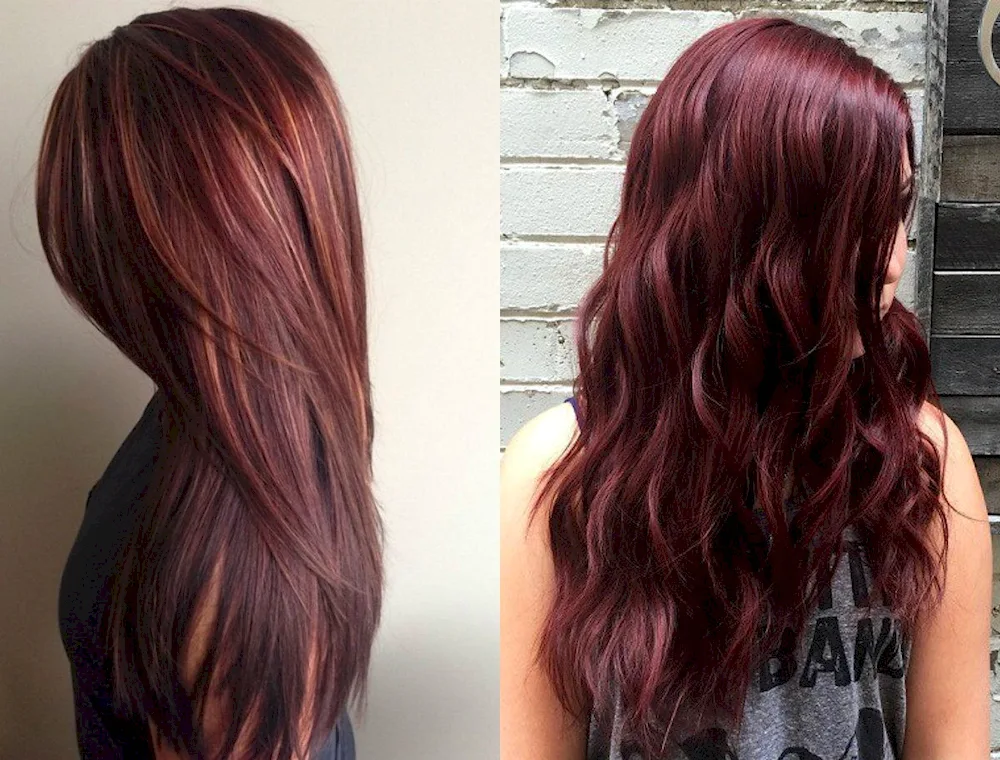 Red hair colour