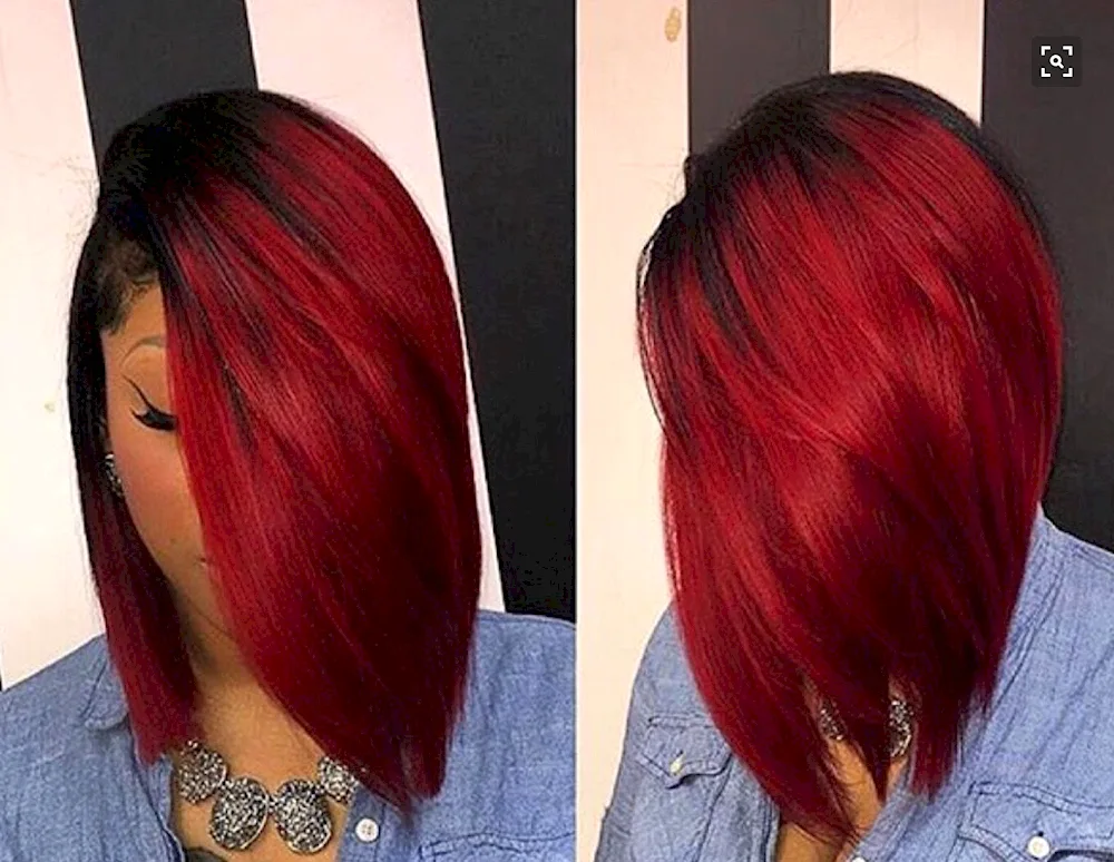 Colouring red hair colour