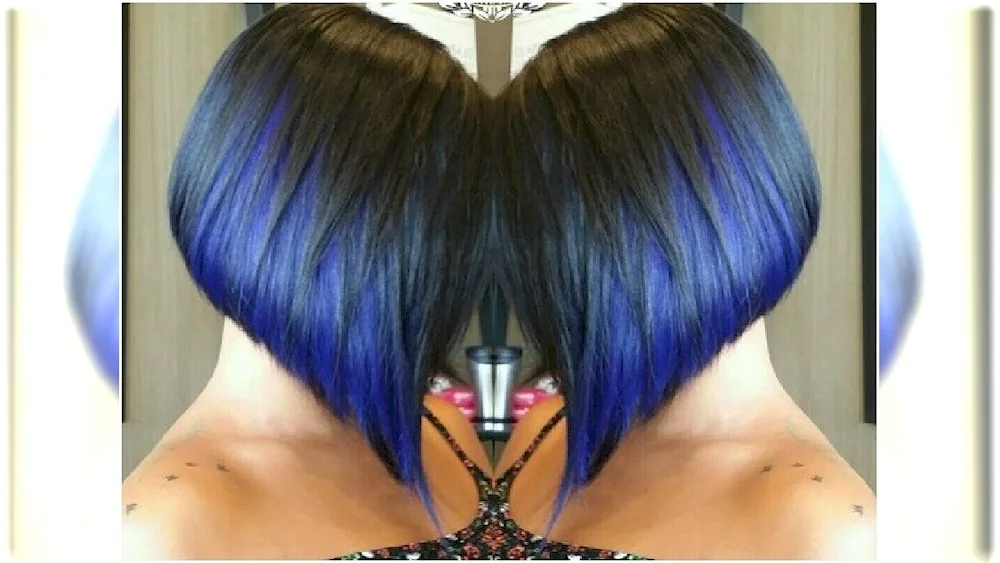 Asymmetrical graduated bob bob bob