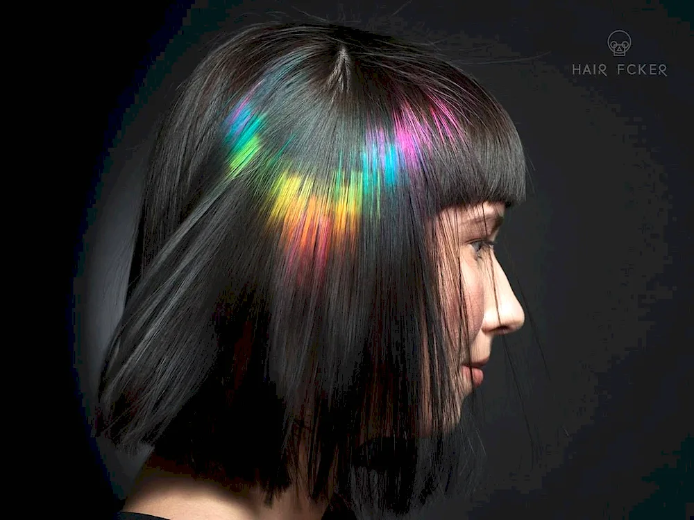 Creative hair colouring