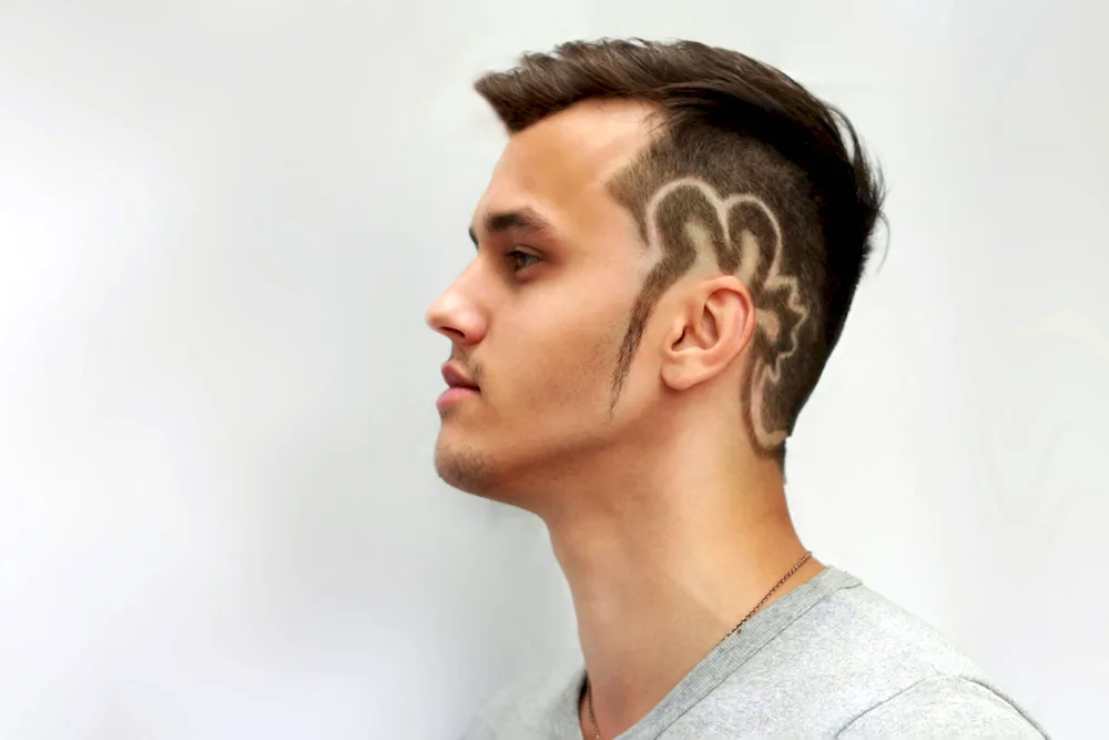 Creative men's haircuts