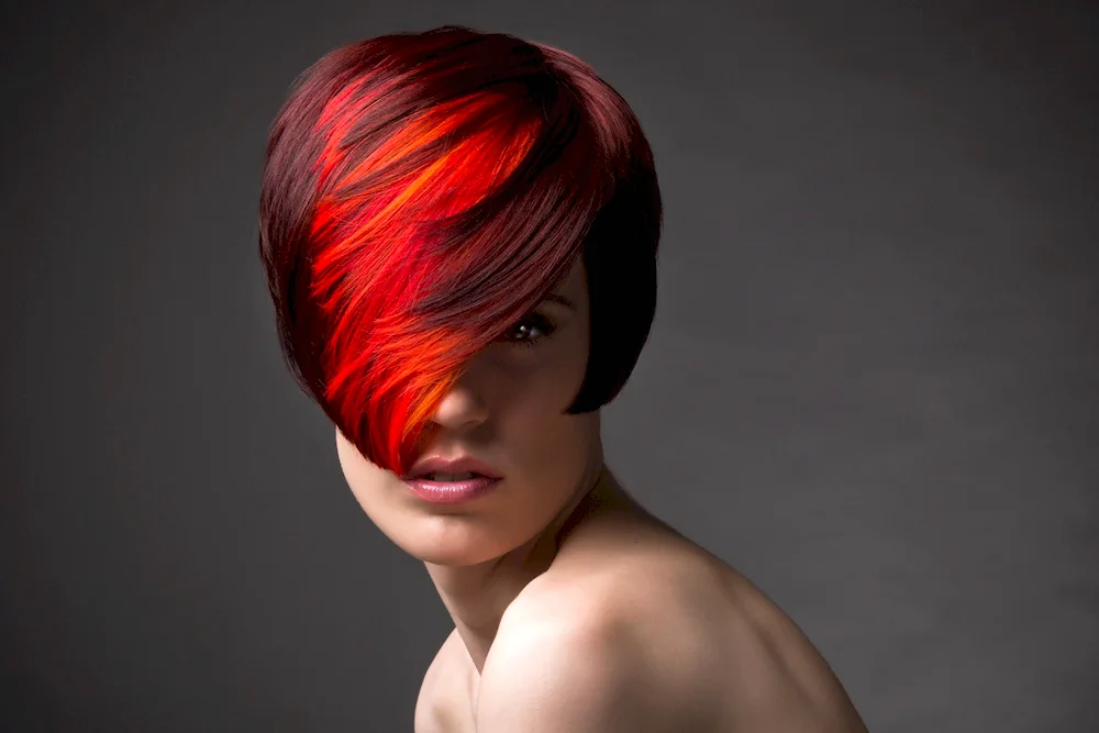 Colouring short hair colouring for women's short hair for blue haircuts.