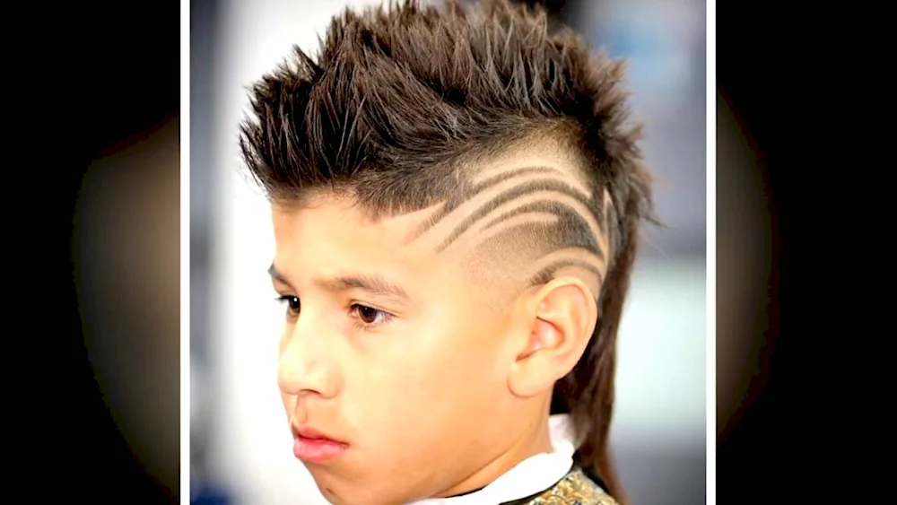 Dragon haircut for boys