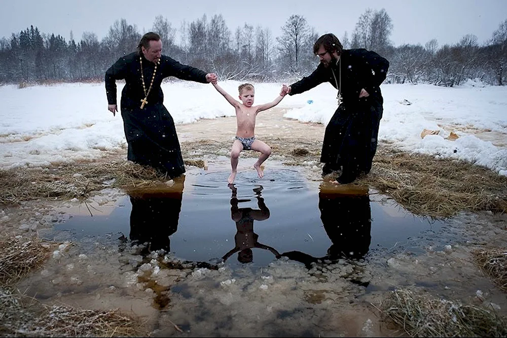 19 January Epiphany of the Lord bathing