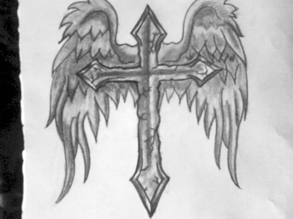 Tattoo cross