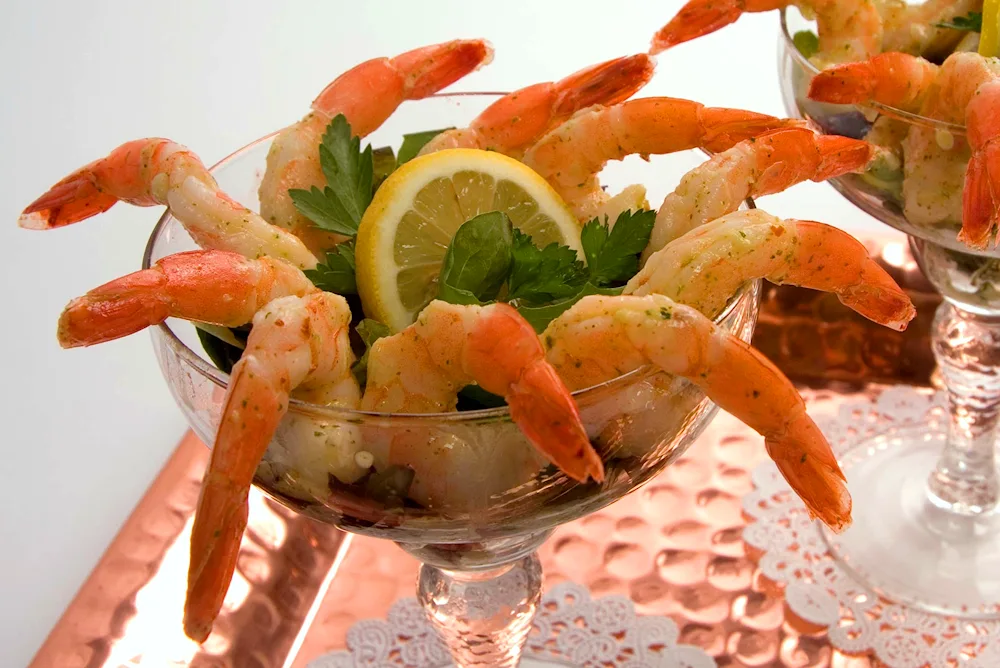 Shrimp for a festive table