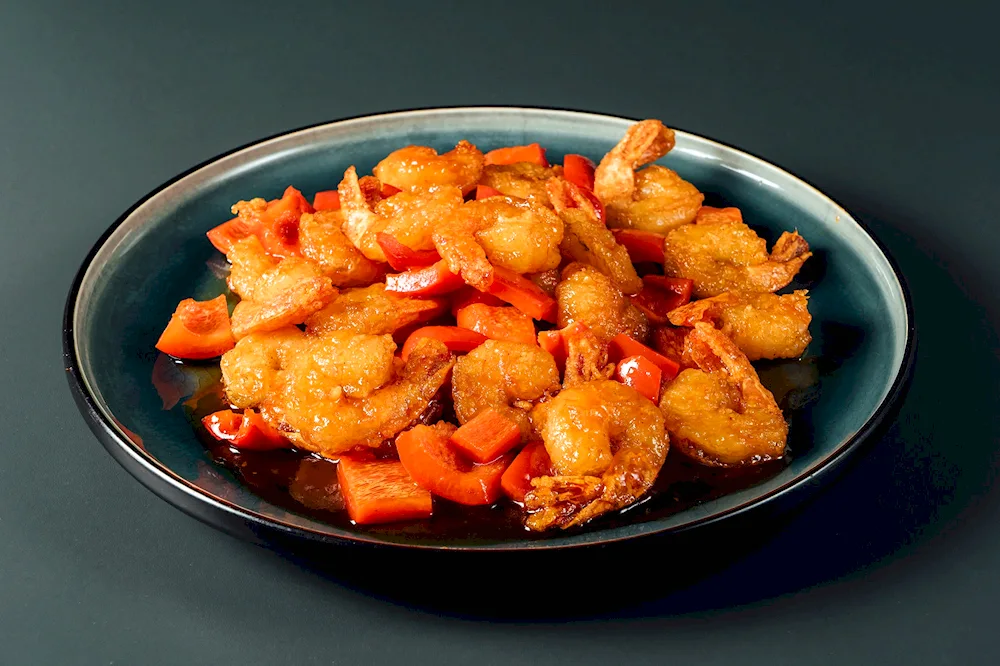 Chicken in sweet and sour sauce