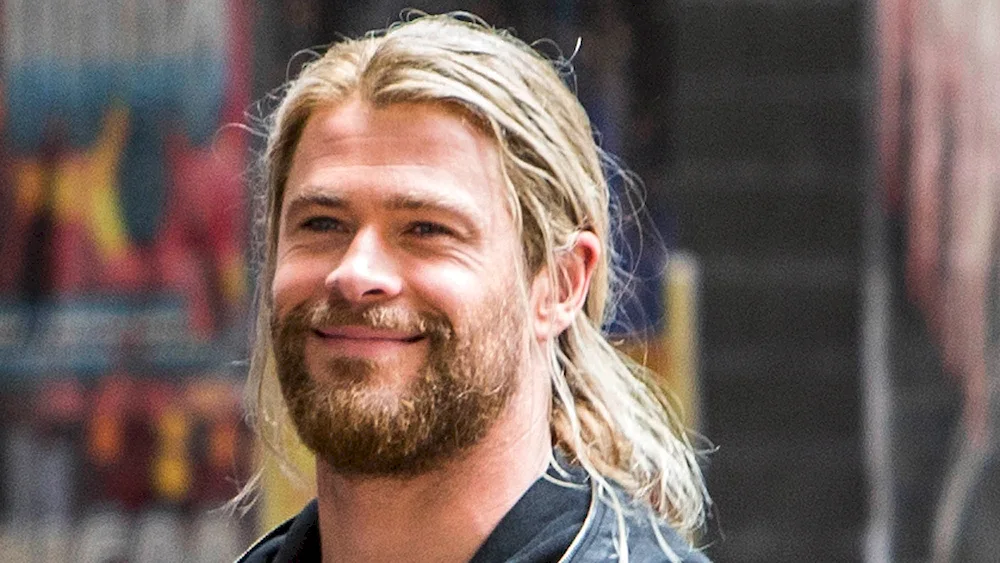 Kris Hemsworth with a beard