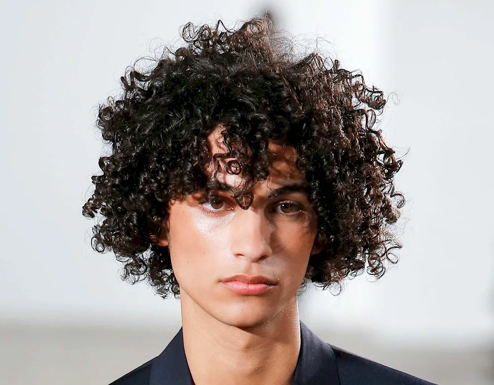 Chris Overgaard with curls