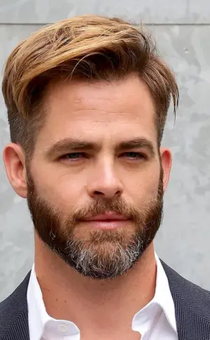 Chris Pine with beard