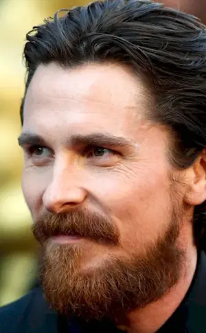 Christian Bale with a beard