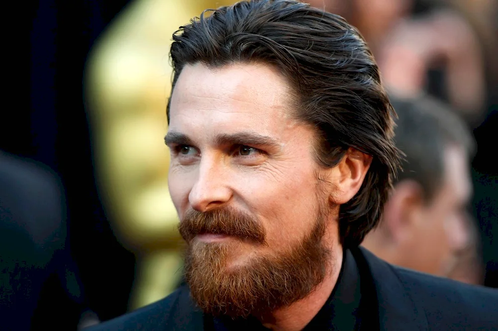 Christian Bale with a beard