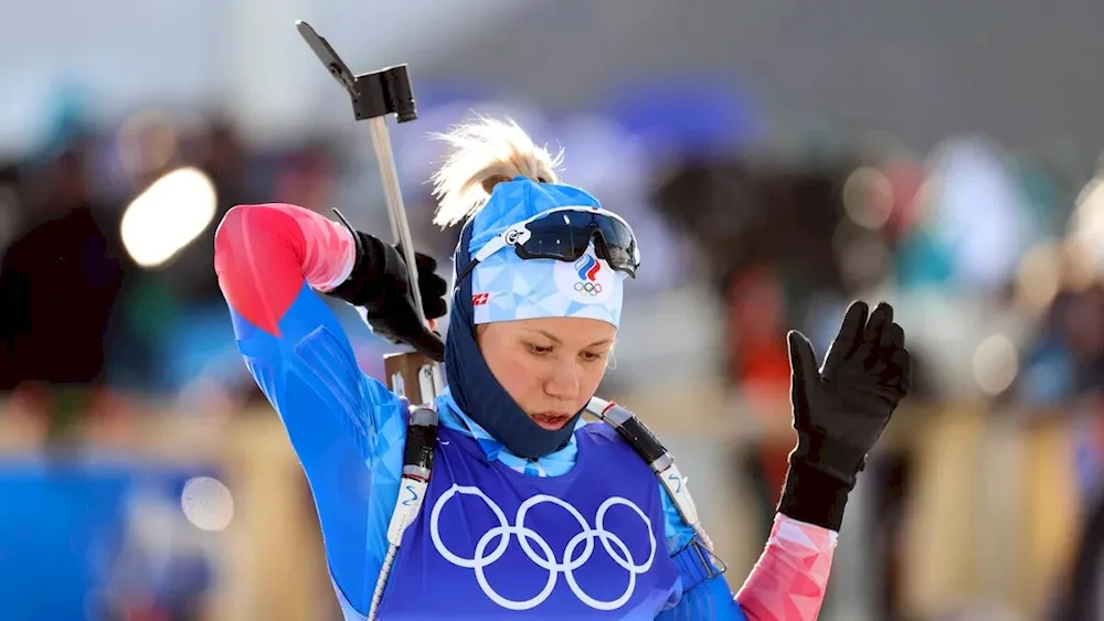 Kristina Reztsova Biathlon Olympics 2022