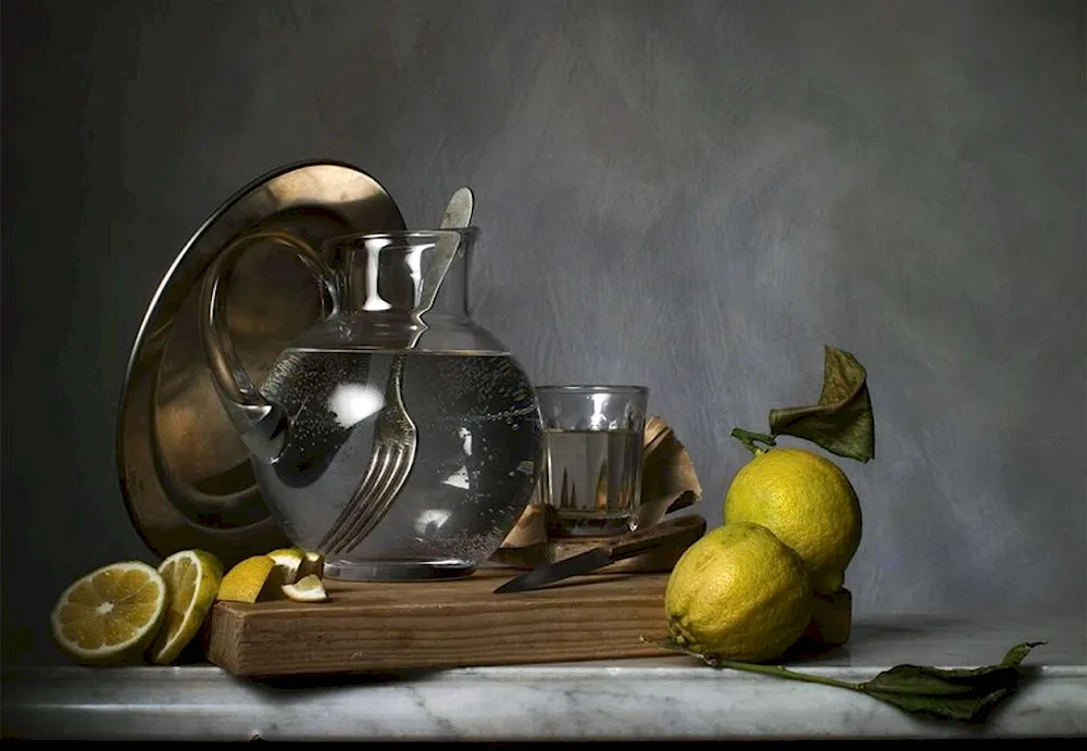 Still life with spring flowers