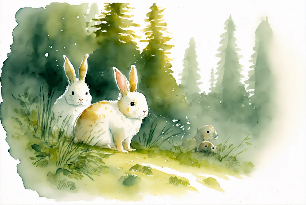 Bunny watercolour