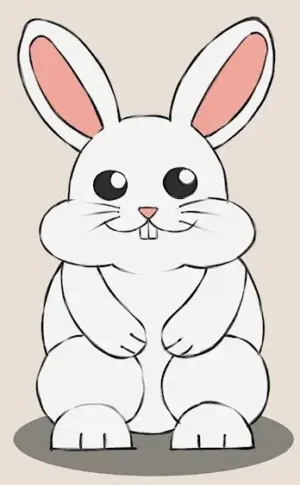Bunny drawing