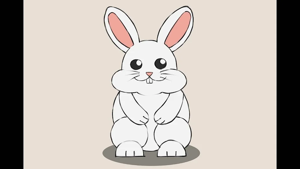 Bunny drawing