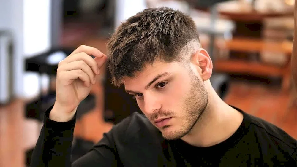 Fade cropped undercut