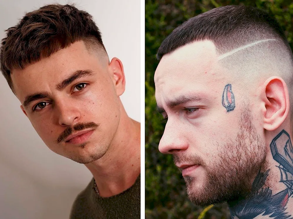 Cropped haircut