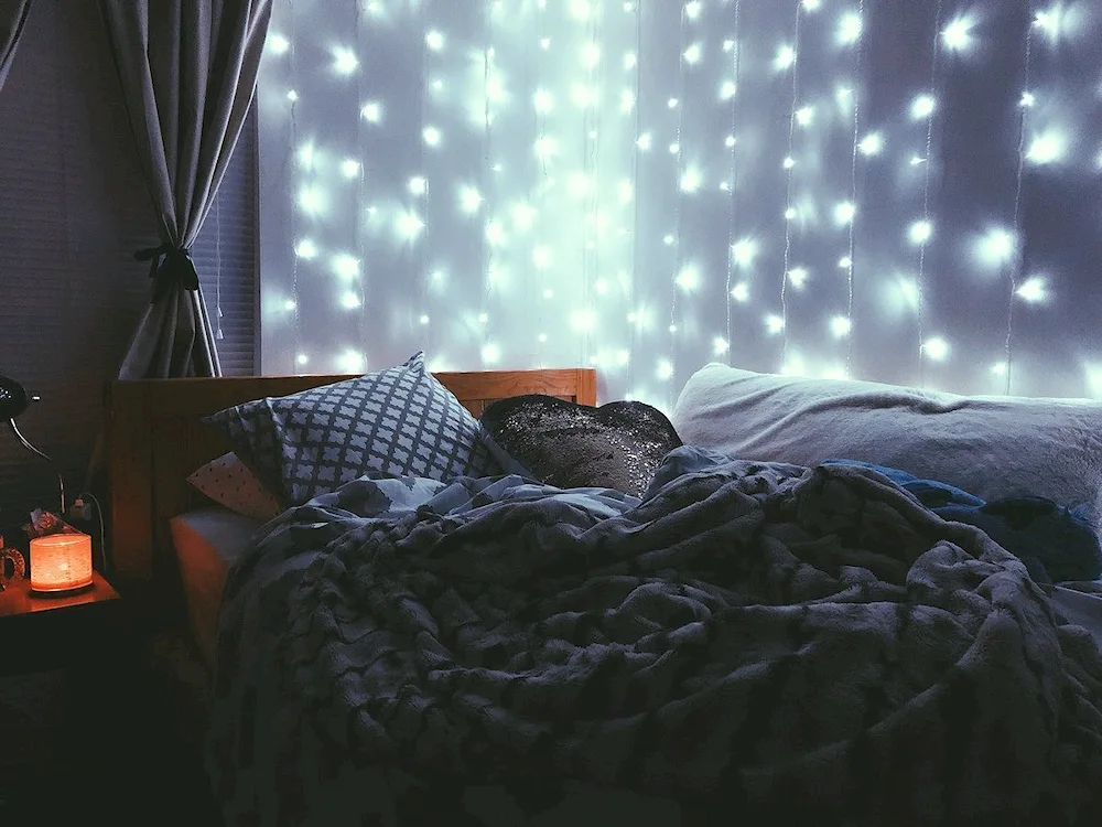 Bed at night