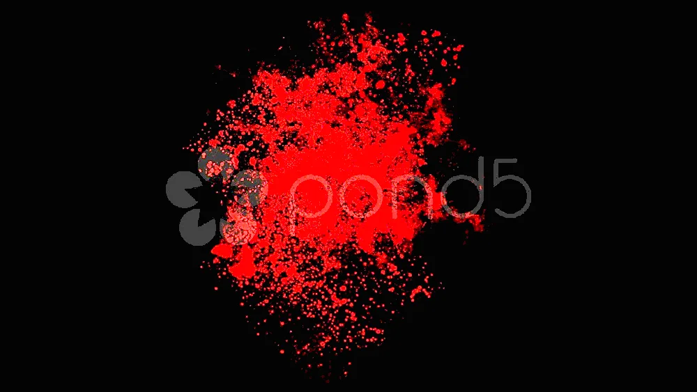 Blood stains on black background