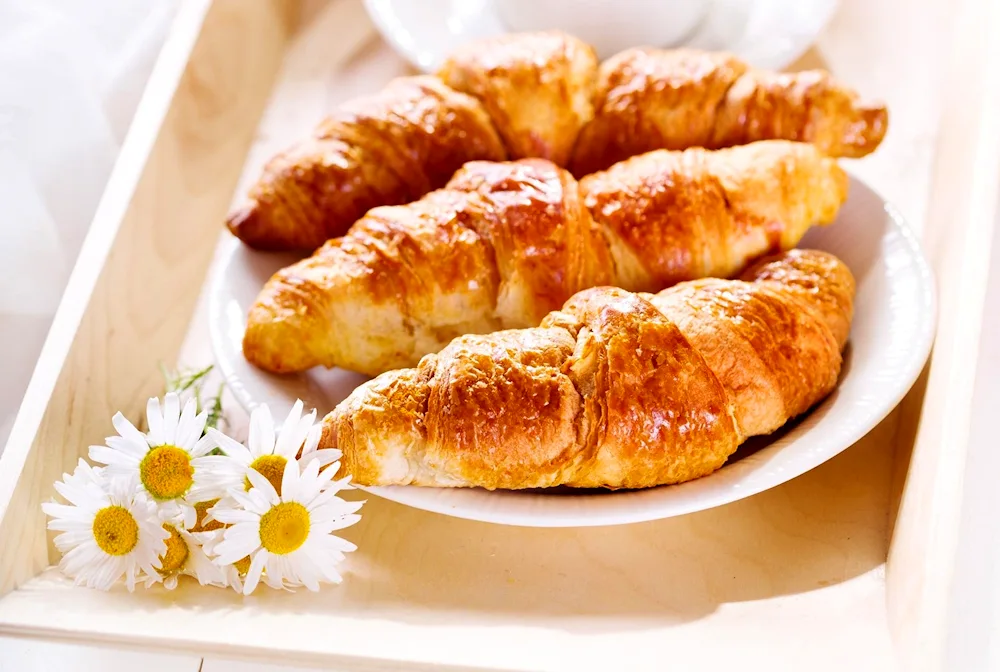 Puff Pastry with yeast dough