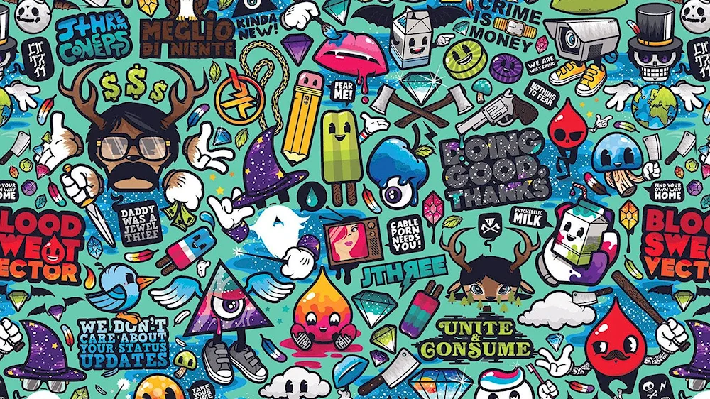 Sticker background for stickers