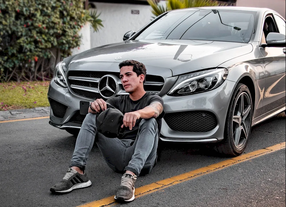Cool guy in the car