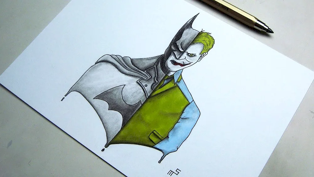 Joker drawing