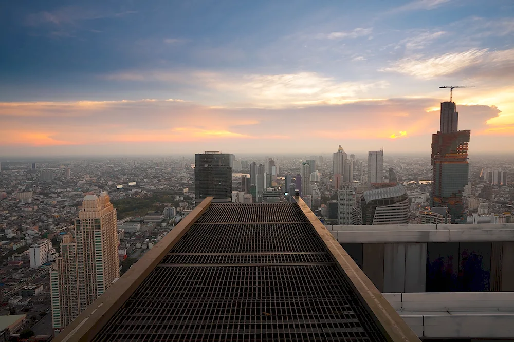 Beautiful view from the roof