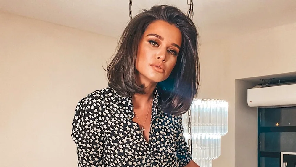 Ksenia Borodina's haircut 2022