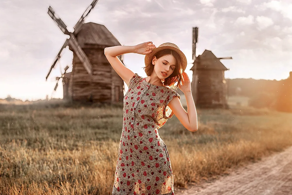 Ksyusha Egorova young peasant girl