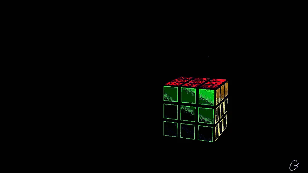 Rubik's Cube Background