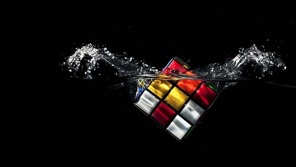 Rubik's cube background