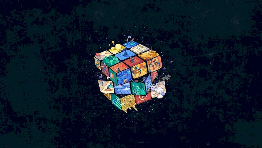 Cubik's cube. Rubik's cube Rubik's cube 3x3