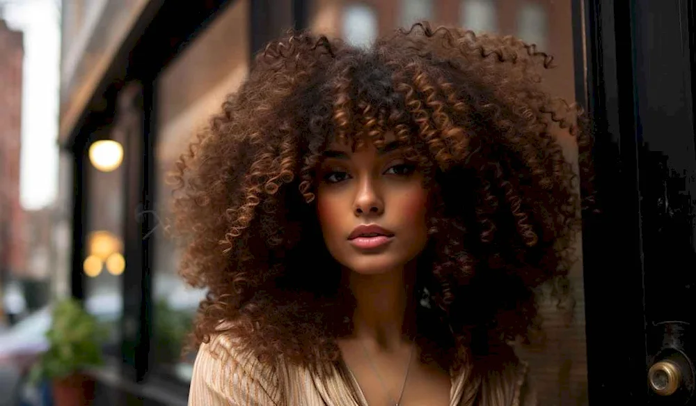 Kat Graham Afro curls