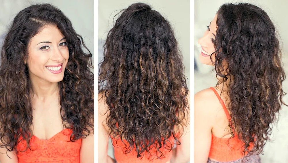 Colouring curls
