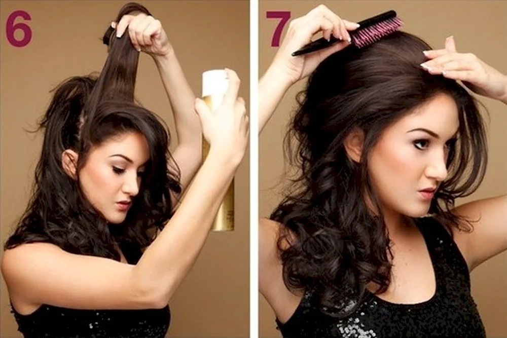 Uncomplicated hairstyles